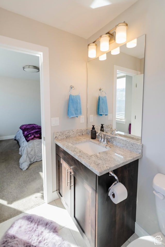 6394 E 850 S, Huntsville, UT 84317 - half bath with toilet, vanity, and baseboards