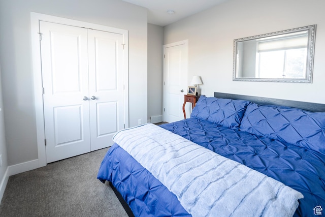 6394 E 850 S, Huntsville, UT 84317 - carpeted bedroom with a closet and baseboards
