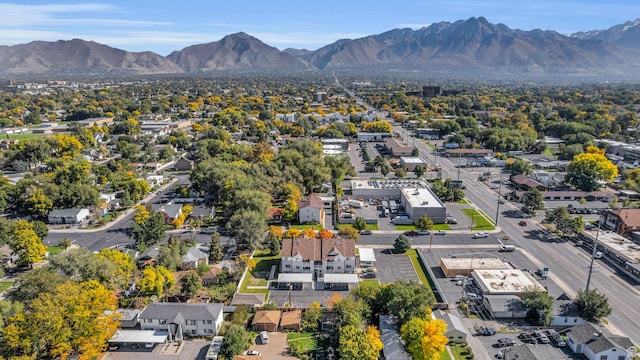 3860 S Mccall St Unit 2D, South Salt Lake, UT 84115 - aerial view of residential area featuring a mountain backdrop