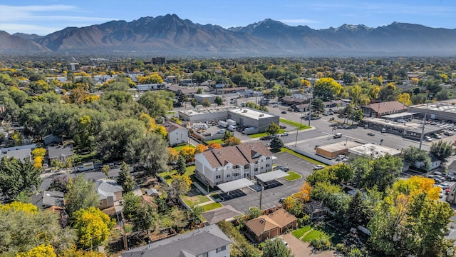 3860 S Mccall St Unit 2D, South Salt Lake, UT 84115 - drone / aerial view featuring a mountain view and a residential view