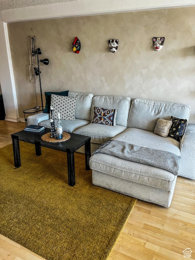 8 E Hillside Ave N # 406, Salt Lake City, UT 84103 - living room with wood finished floors and baseboards