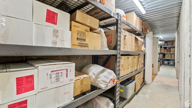 view of storage