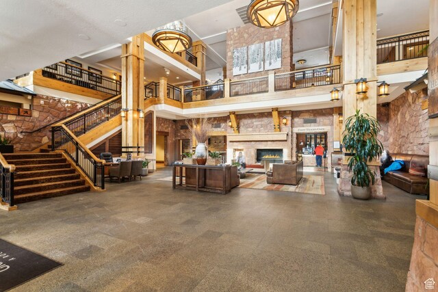 3855 Grand Summit Dr Unit 701Q3, Park City, UT 84098 - building lobby featuring stairs