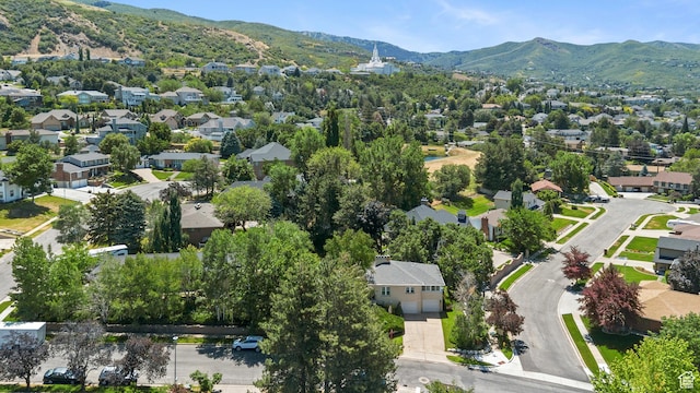 1376 Granada Dr, Bountiful, UT 84010 - aerial view of residential area featuring a mountainous background