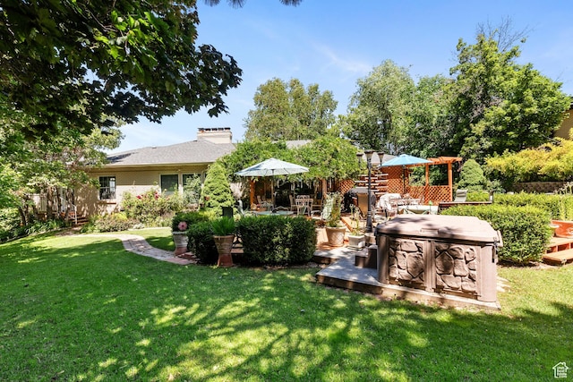 1376 Granada Dr, Bountiful, UT 84010 - view of grassy yard