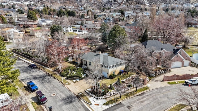 1376 Granada Dr, Bountiful, UT 84010 - bird's eye view featuring a residential view