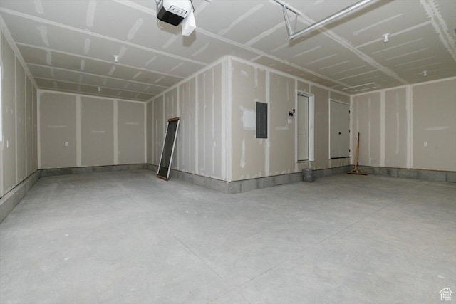 174 N 300 W, Preston, ID 83263 - garage featuring electric panel and a garage door opener
