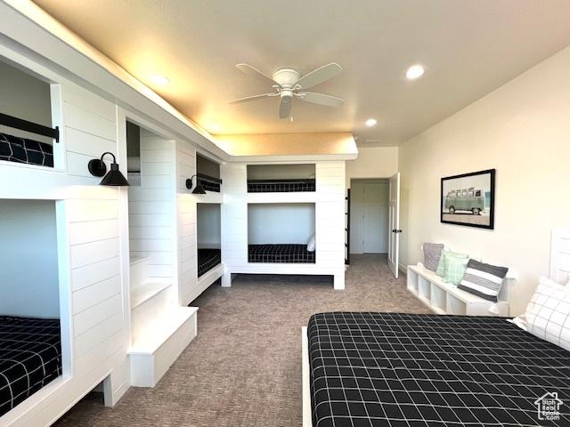 650 Blue Sage Dr, Fish Haven, ID 83287 - carpeted bedroom featuring recessed lighting