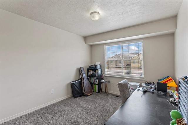 576 E 1540 S, Lehi, UT 84043 - office featuring baseboards, carpet, and a textured ceiling