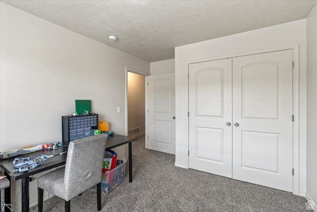 576 E 1540 S, Lehi, UT 84043 - carpeted home office with visible vents and a textured ceiling