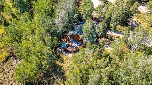 4547 Fawn Way Unit 2050, Heber City, UT 84032 - drone / aerial view with a wooded view