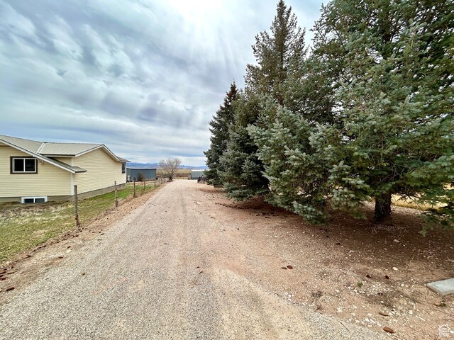 view of road
