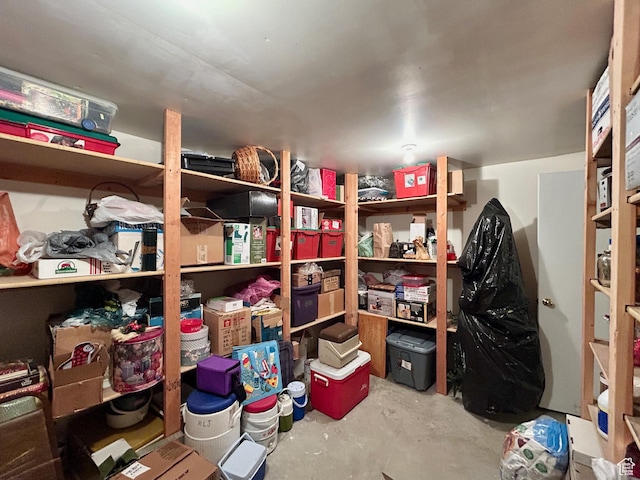 view of storage