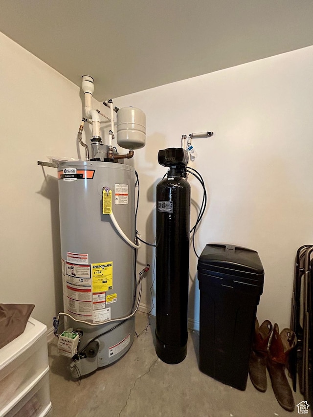 utilities featuring water heater