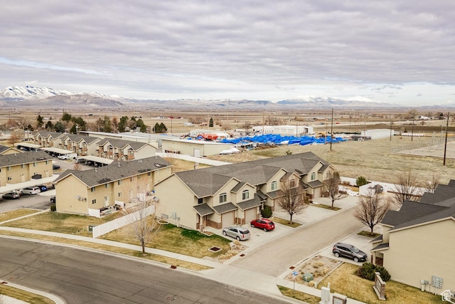 687 N 130 E, Smithfield, UT 84335 - drone / aerial view with a residential view and a mountain view