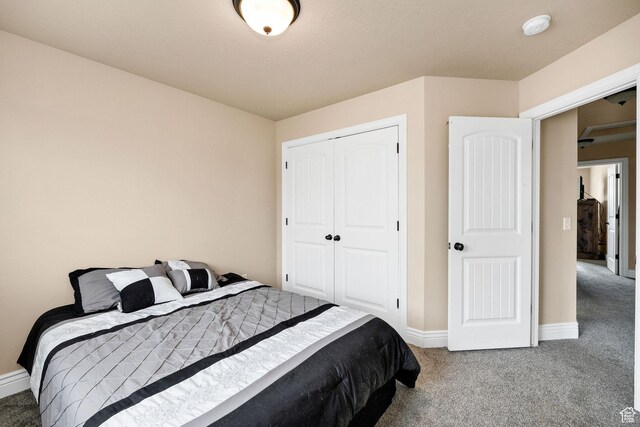 687 N 130 E, Smithfield, UT 84335 - bedroom with carpet, a closet, and baseboards
