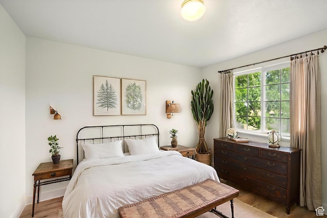 495 W 1330 N, Logan, UT 84341 - bedroom with wood finished floors and baseboards
