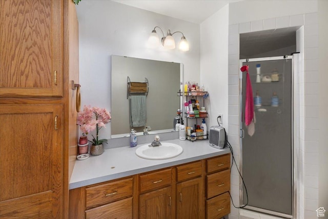 495 W 1330 N, Logan, UT 84341 - full bathroom featuring a shower stall and vanity