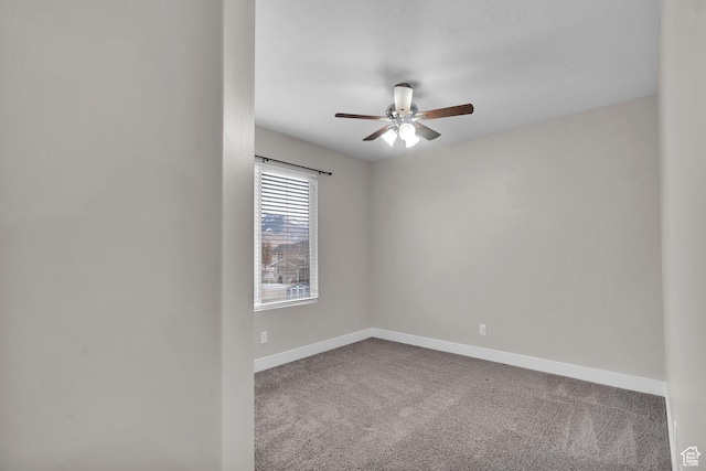 681 S Vance Dr W, Layton, UT 84041 - carpeted spare room featuring ceiling fan and baseboards