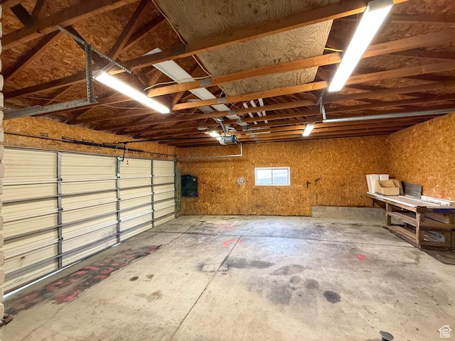 510 W Highway Dr, Wellington, UT 84542 - garage with a garage door opener