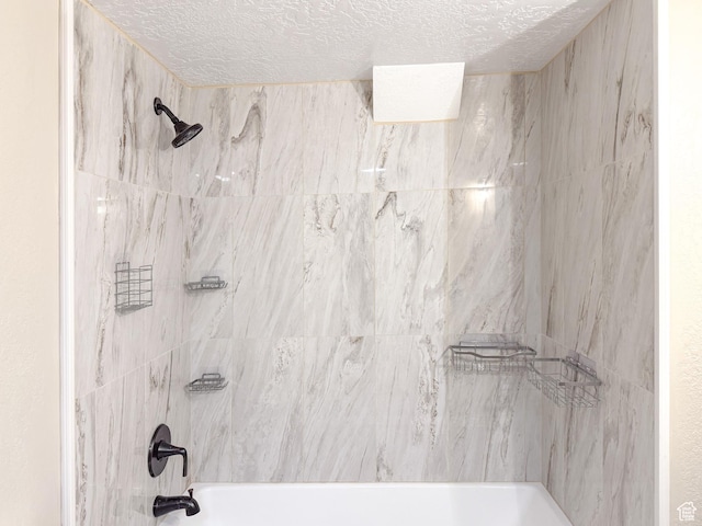 510 W Highway Dr, Wellington, UT 84542 - details featuring  shower combination and a textured ceiling