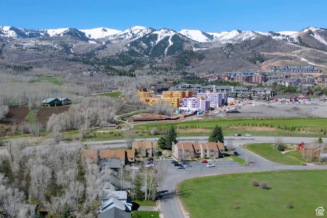 1637 Village Round Dr Unit 8, Park City, UT 84098 - aerial view with a mountain view