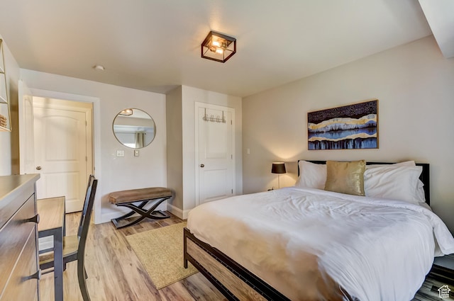 1637 Village Round Dr Unit 8, Park City, UT 84098 - bedroom featuring baseboards and light wood finished floors