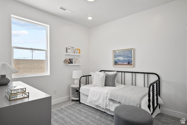 330 W Rosie Loop Unit 45E, Cedar City, UT 84720 - bedroom with carpet flooring, baseboards, and recessed lighting
