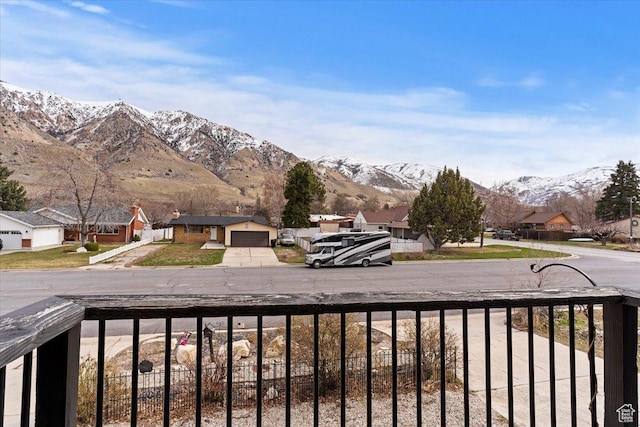 613 N 100 E, Brigham City, UT 84302 - balcony with a mountain view and a residential view