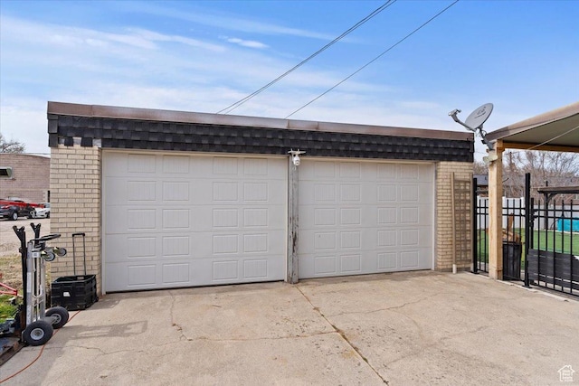 613 N 100 E, Brigham City, UT 84302 - detached garage featuring fence