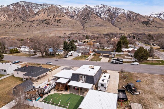613 N 100 E, Brigham City, UT 84302 - aerial view with a residential view and a mountain view