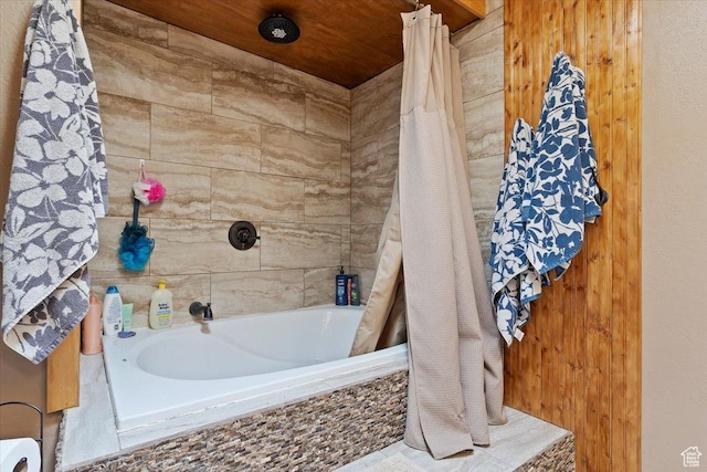613 N 100 E, Brigham City, UT 84302 - bathroom with shower / bathtub combination with curtain