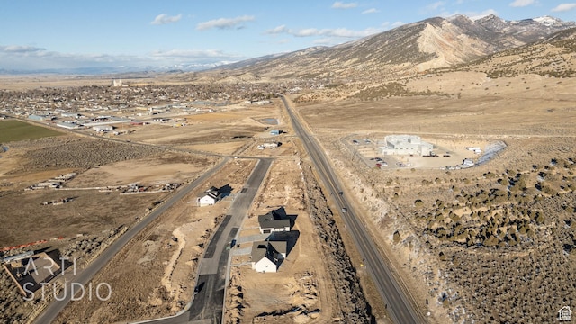 1283 S 500 W Unit 10, Manti, UT 84642 - drone / aerial view with a mountain view, a rural view, and view of desert