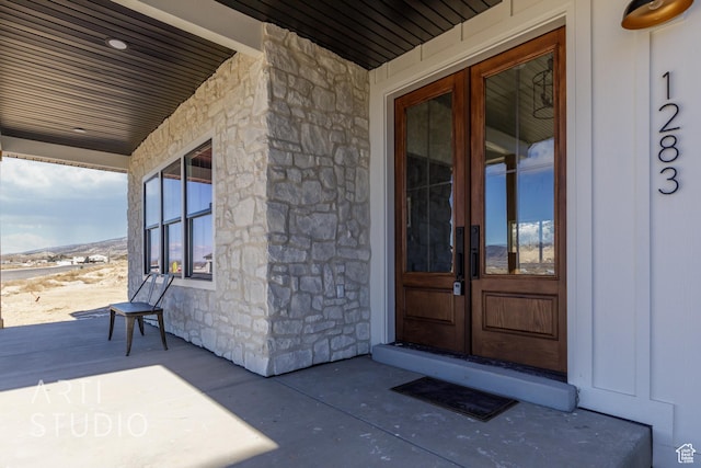 1283 S 500 W Unit 10, Manti, UT 84642 - entrance to property with stone siding