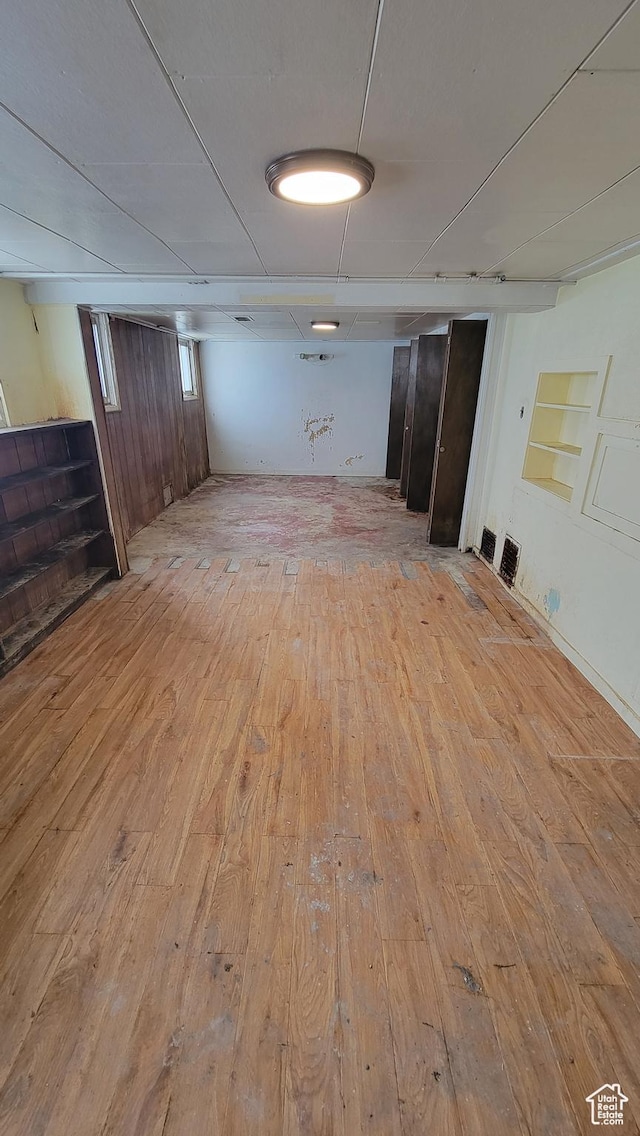 390 S 400 W, Logan, UT 84321 - basement with light wood finished floors