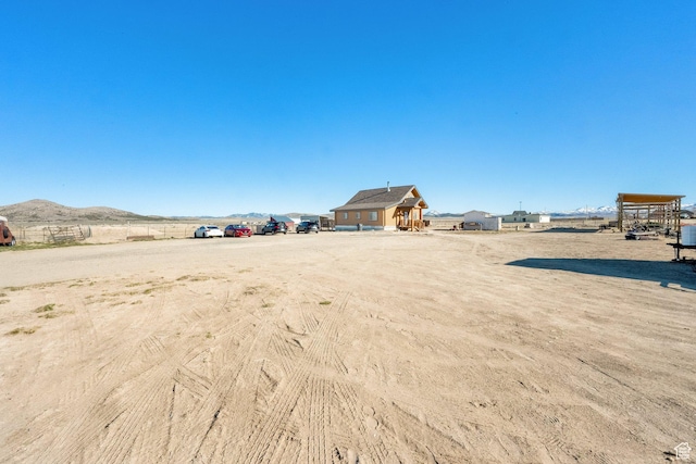 183 N Silver Sage Rd, Vernon, UT 84080 - view of yard with a mountain view