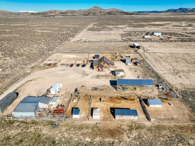 183 N Silver Sage Rd, Vernon, UT 84080 - drone / aerial view with a mountain view and a rural view