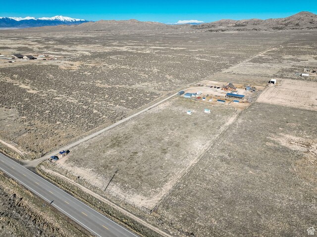 183 N Silver Sage Rd, Vernon, UT 84080 - drone / aerial view with a mountain view