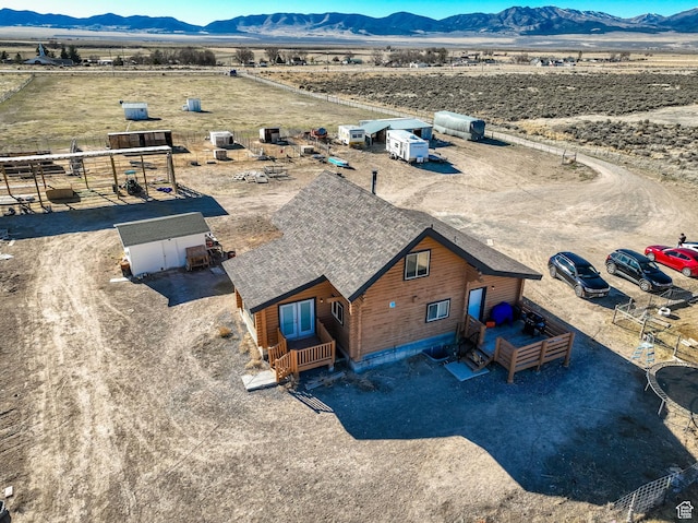 183 N Silver Sage Rd, Vernon, UT 84080 - birds eye view of property with a mountain view and a rural view