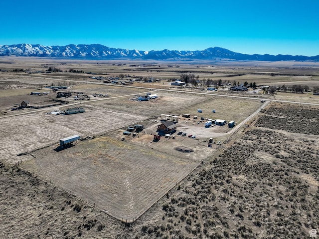 183 N Silver Sage Rd, Vernon, UT 84080 - bird's eye view featuring a mountain view and a rural view