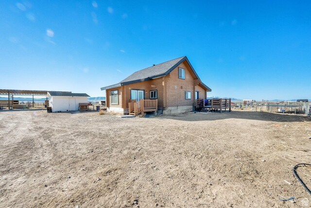 183 N Silver Sage Rd, Vernon, UT 84080 - view of back of property