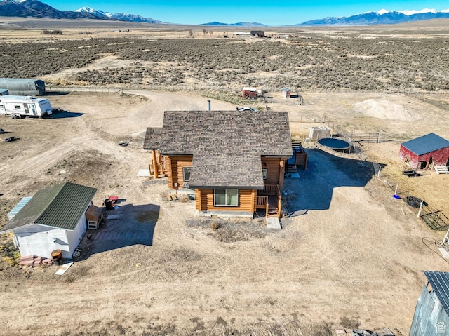 183 N Silver Sage Rd, Vernon, UT 84080 - drone / aerial view with a desert view and a mountain view