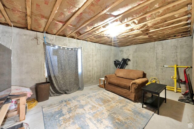 183 N Silver Sage Rd, Vernon, UT 84080 - view of unfinished below grade area