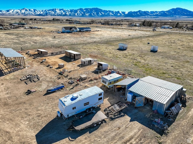 183 N Silver Sage Rd, Vernon, UT 84080 - bird's eye view featuring a mountain view and a rural view