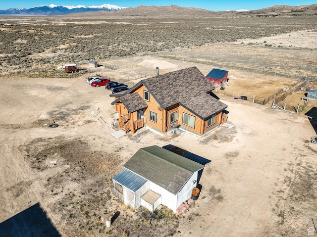 183 N Silver Sage Rd, Vernon, UT 84080 - aerial view with a rural view, view of desert, and a mountain view