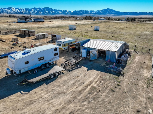 183 N Silver Sage Rd, Vernon, UT 84080 - bird's eye view with a mountain view and a rural view