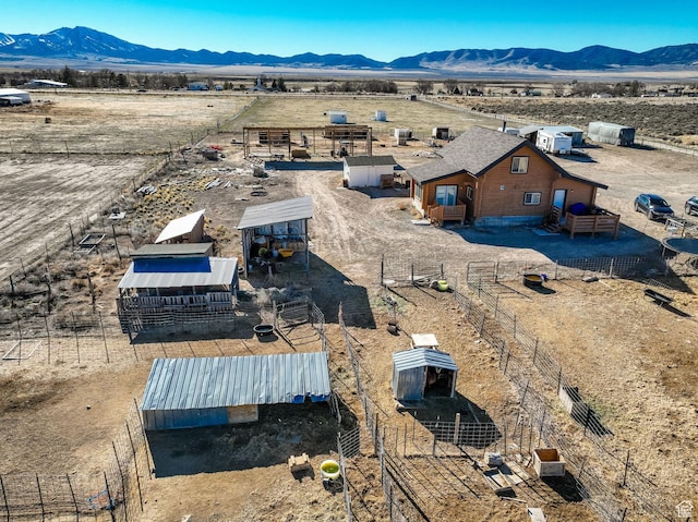 183 N Silver Sage Rd, Vernon, UT 84080 - bird's eye view with a rural view and a mountain view