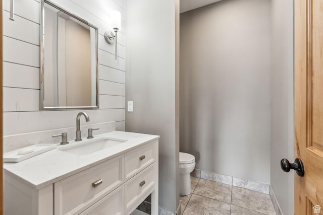 1101 E Stage Coach Run N, Morgan, UT 84050 - half bathroom featuring baseboards, toilet, and vanity