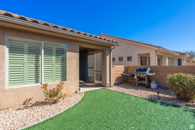 1369 W Country Club Dr, St George, UT 84790 - view of yard with fence