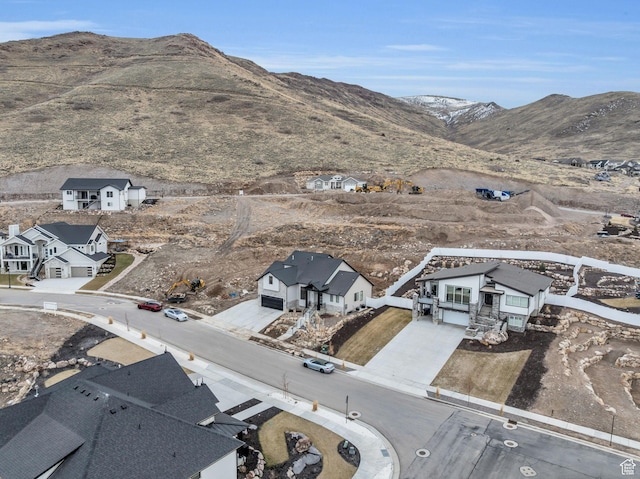 6579 W Bonnie Jean Ln Unit 12, Herriman, UT 84096 - bird's eye view with a residential view and a mountain view